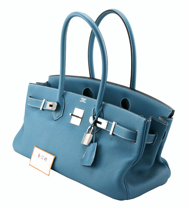 エルメスバーキンコピーエルメス ショルダーバーキン[Shoulder Birkin 42cm]トゴ ブルージーン シルバー金具 he484